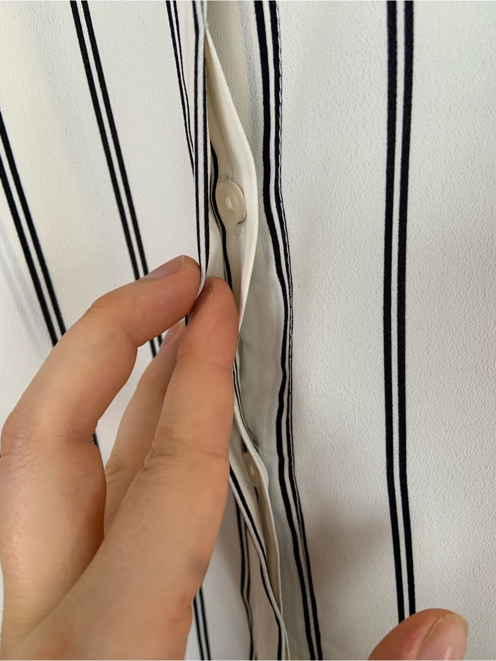 Mango stripped button down - Picture 3 of 5